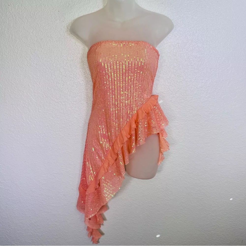 Free People Delicate Peach Tube Top